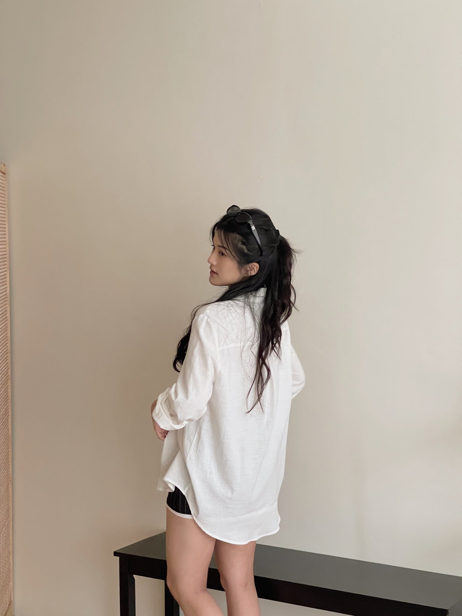 Mini Embroidered Logo Shirt / 小马刺绣通勤衬衫