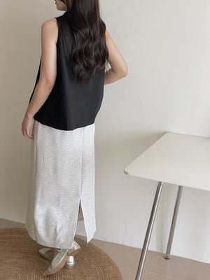 Comfortable Sporty Midi Skirt / 简约舒适半身卫裙