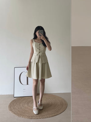 Isabelle Button Up Set / 知性优雅排扣套装