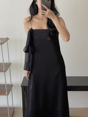 Lumiere Sash Tie Dress / 飘带高级感气质连身裙