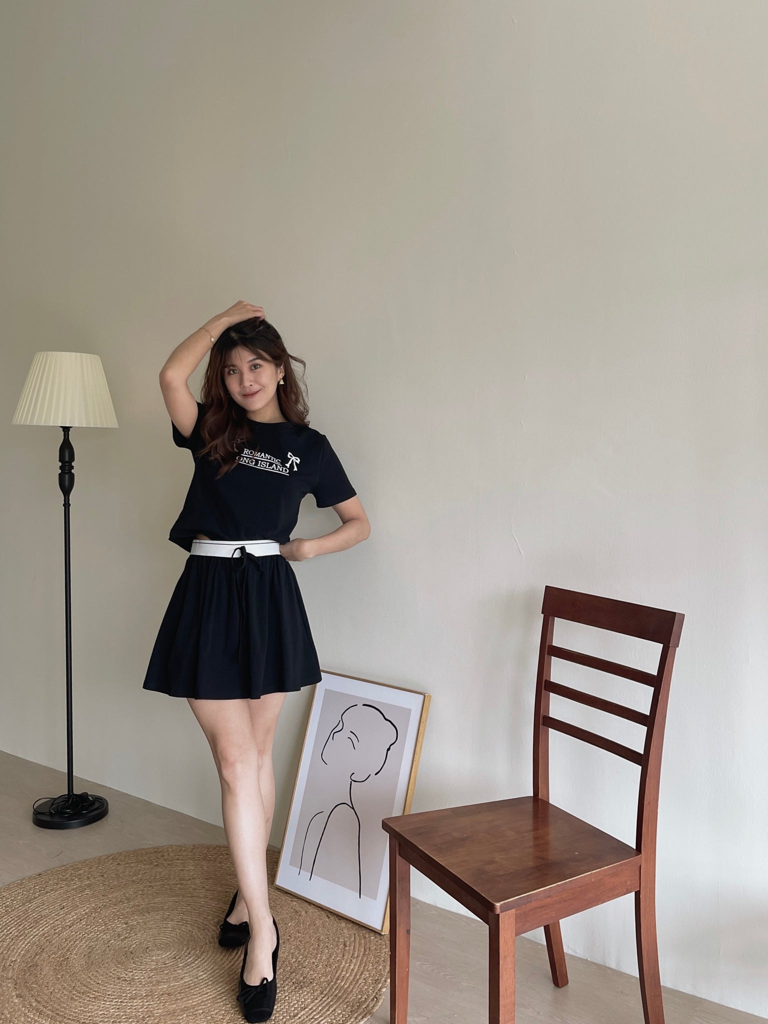 Graphic Printed Girl Sets / 蝴蝶结少女风套装
