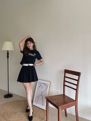 Graphic Printed Girl Sets / 蝴蝶结少女风套装