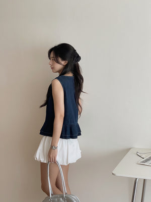 Tulip Puff Skirt / 遮胯花苞短裙