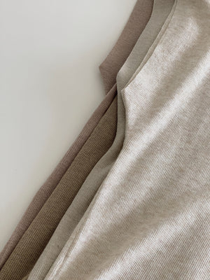 Mock Neck Knit Top / 半高领针织上衣