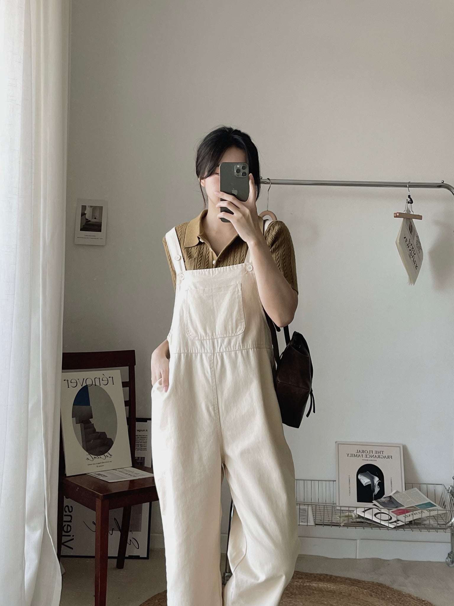 Katz Washed Cotton Overall / 洗水棉背带长裤