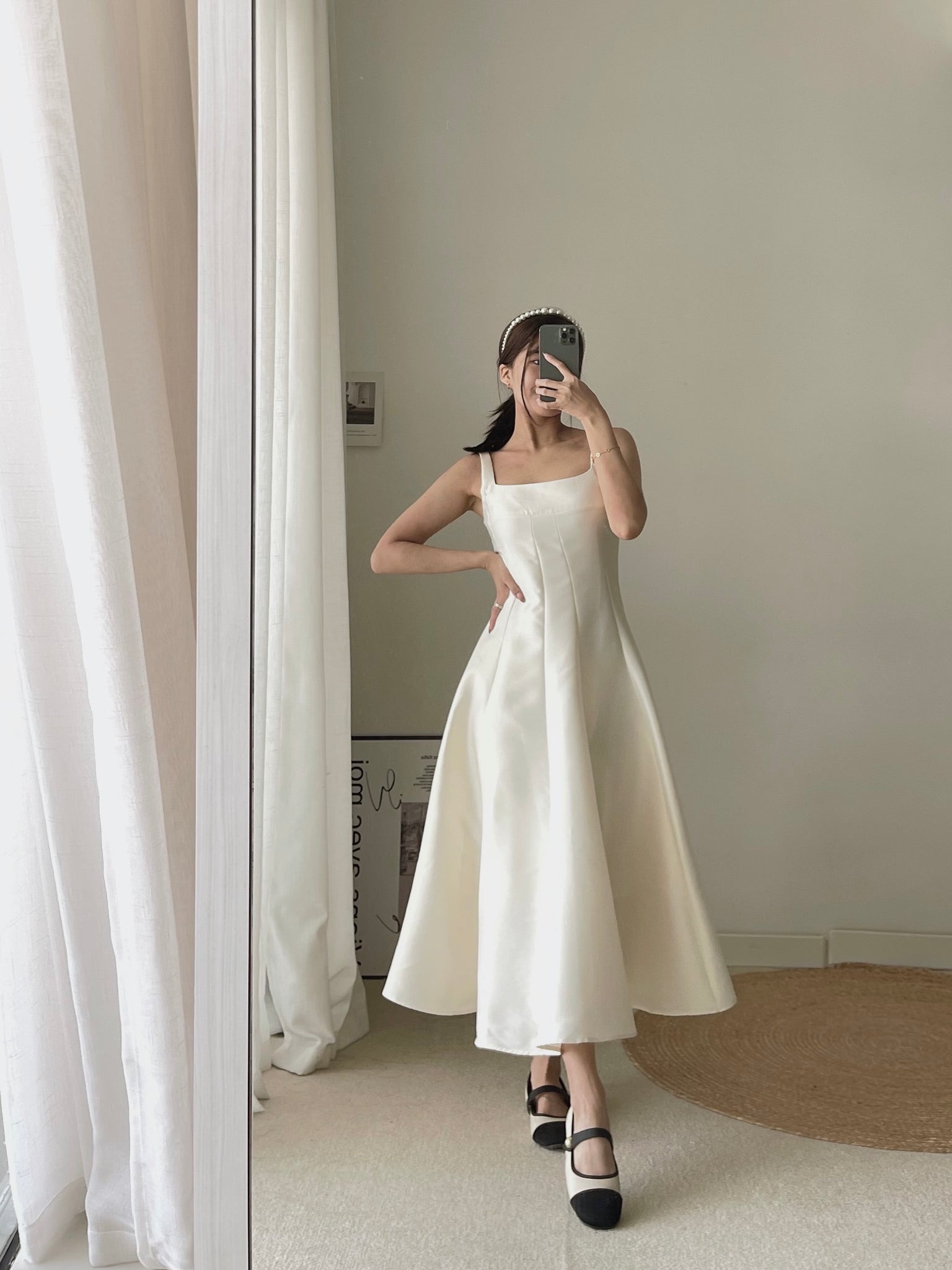 Hepburn Classy Dress / 赫本风收腰显瘦连