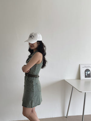 Urban Denim Dress / 复古牛仔连身短裙