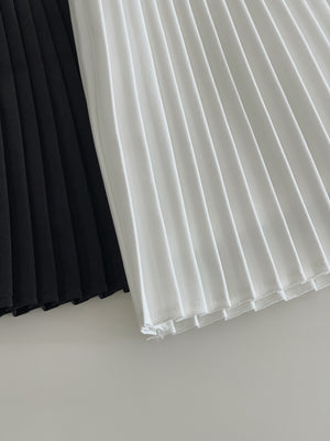 Plain Pleated Skirt / 简约百褶短裙