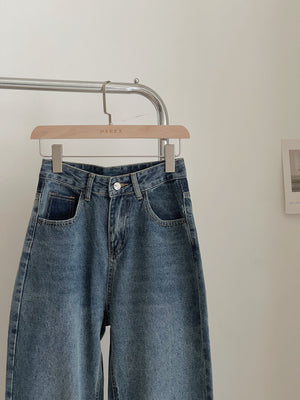 Cross Pockets Jeans / 设计感口袋牛仔长裤
