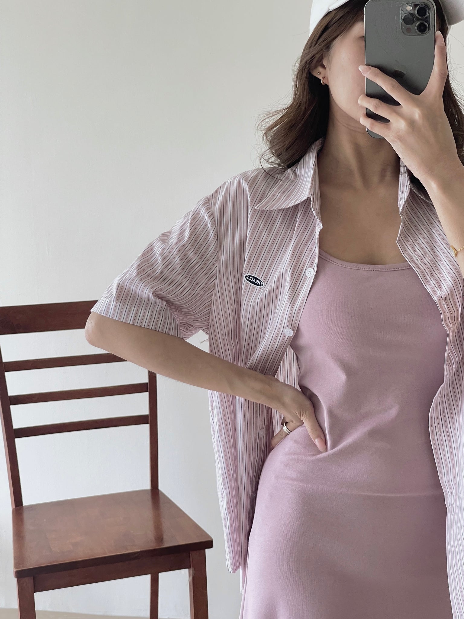 Elea Short Sleeve Shirt / 韩系小众短袖衬衫