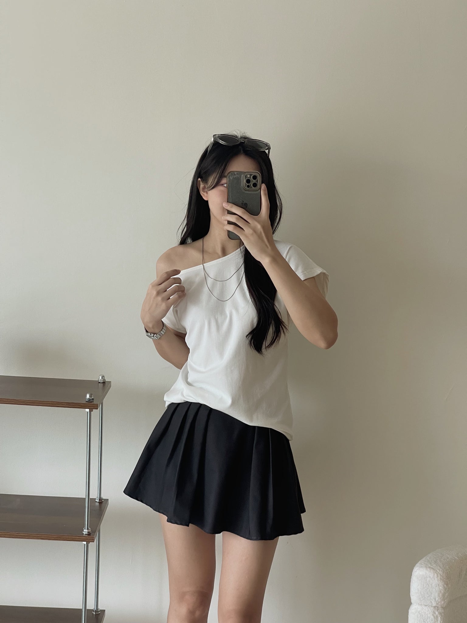 Ellie Sculpted Skirt / 立体蓬蓬打褶短裙