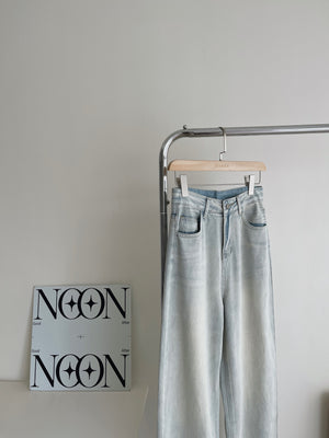 Extra Long Light Washed Jeans / 加长版浅牛仔长裤
