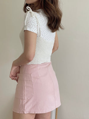 Side Pocket Skirt / 净色口袋包臀裙