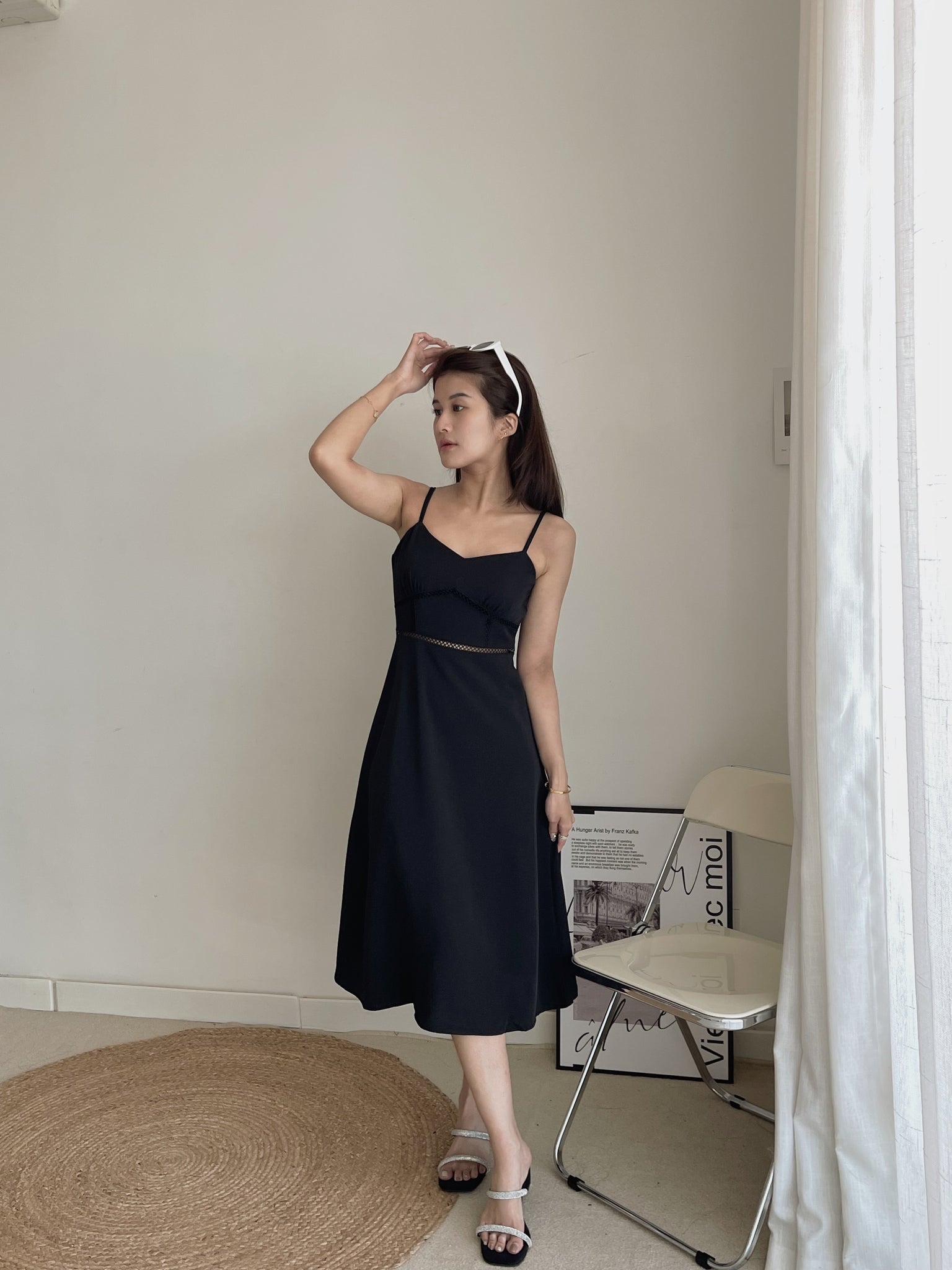 Elliana Midi Dress / 气质镂空吊带裙