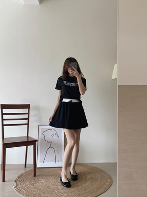 Graphic Printed Girl Sets / 蝴蝶结少女风套装