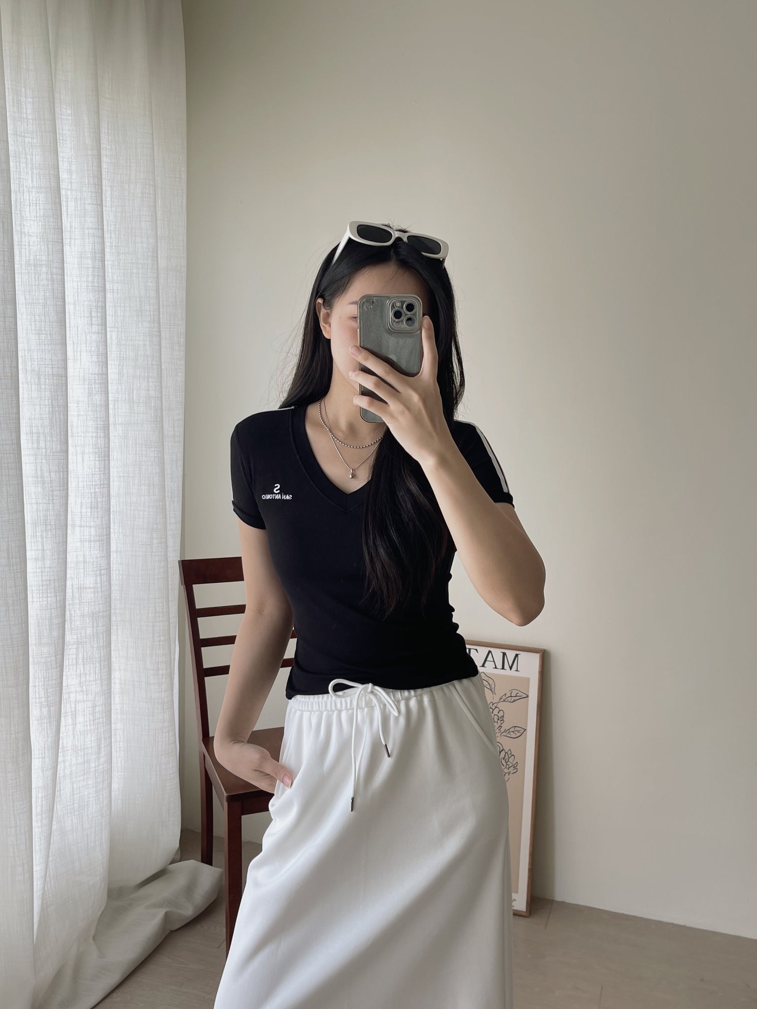 Sports Padded Tee / 运动显瘦带胸垫上衣