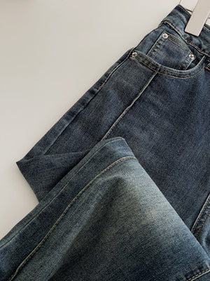 Fit Stretch Bootcut Jeans / 弹力微喇叭牛仔裤