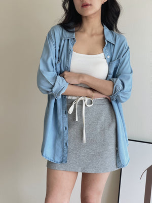 Soft Denim Shirt / 超软凉凉牛仔衬衫