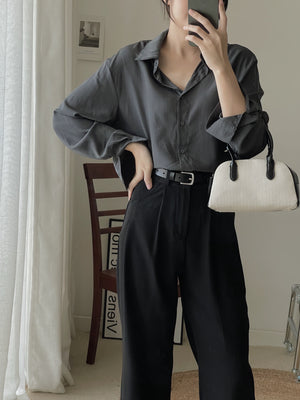Roxane Suit Straight Leg Pants / 直筒阔腿西装裤