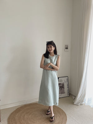 Tassel Trim Straight Dress / 韩版流苏边裙
