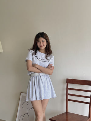 Graphic Printed Girl Sets / 蝴蝶结少女风套装