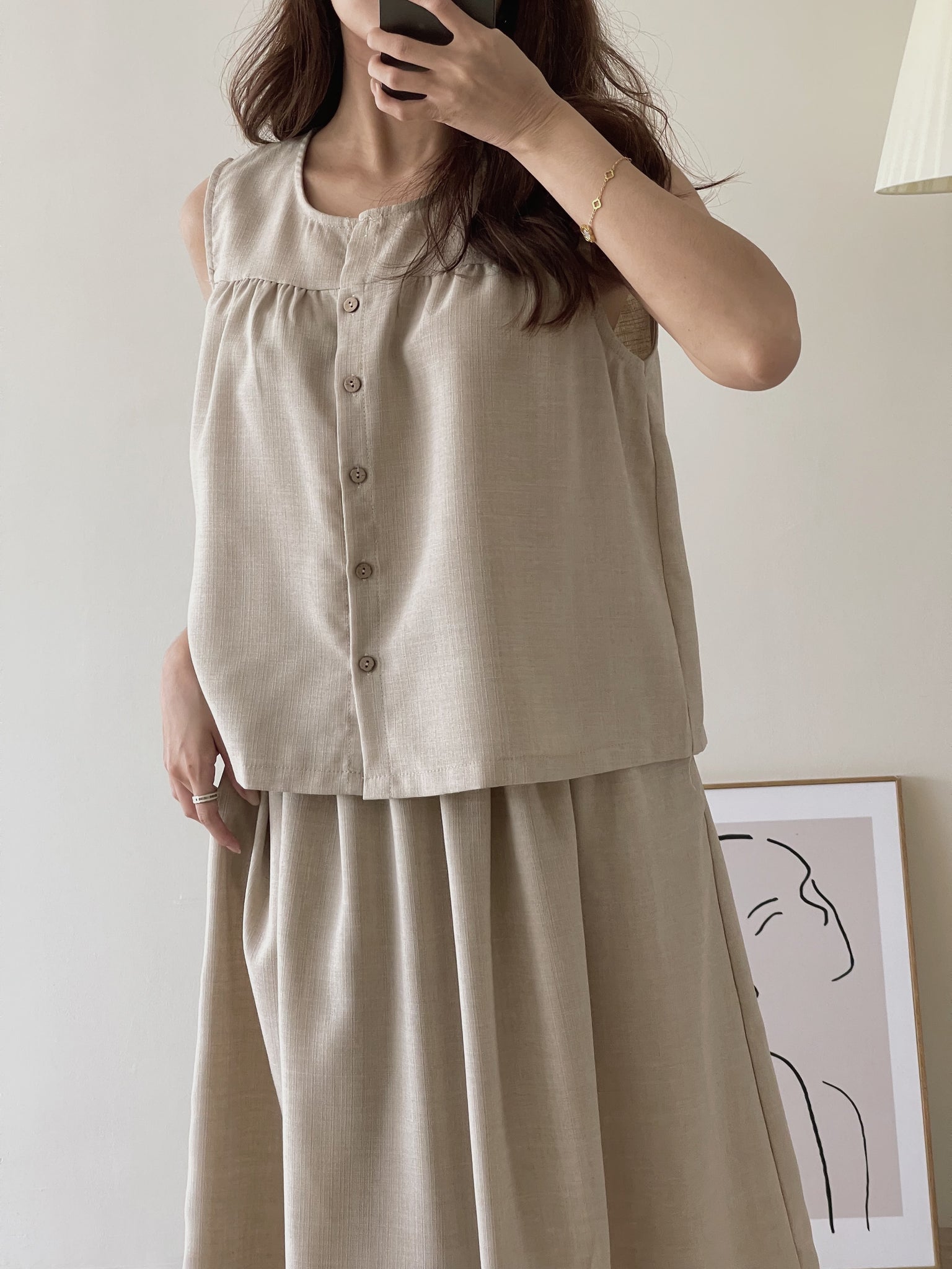 Garcella Linen Set / 简约棉麻套装
