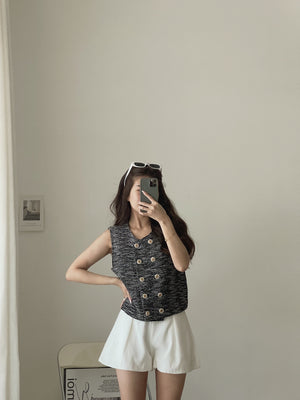 Aurie Bloomer Pants / 粗呢显腿瘦花苞裤