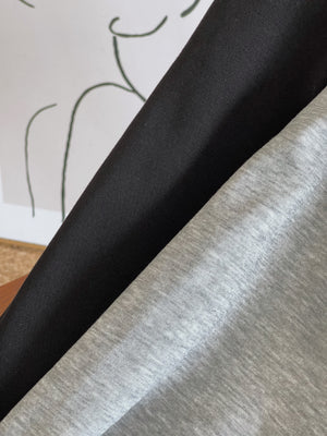Lorna Cotton Skirt / 抽绳后开衩半身长裙