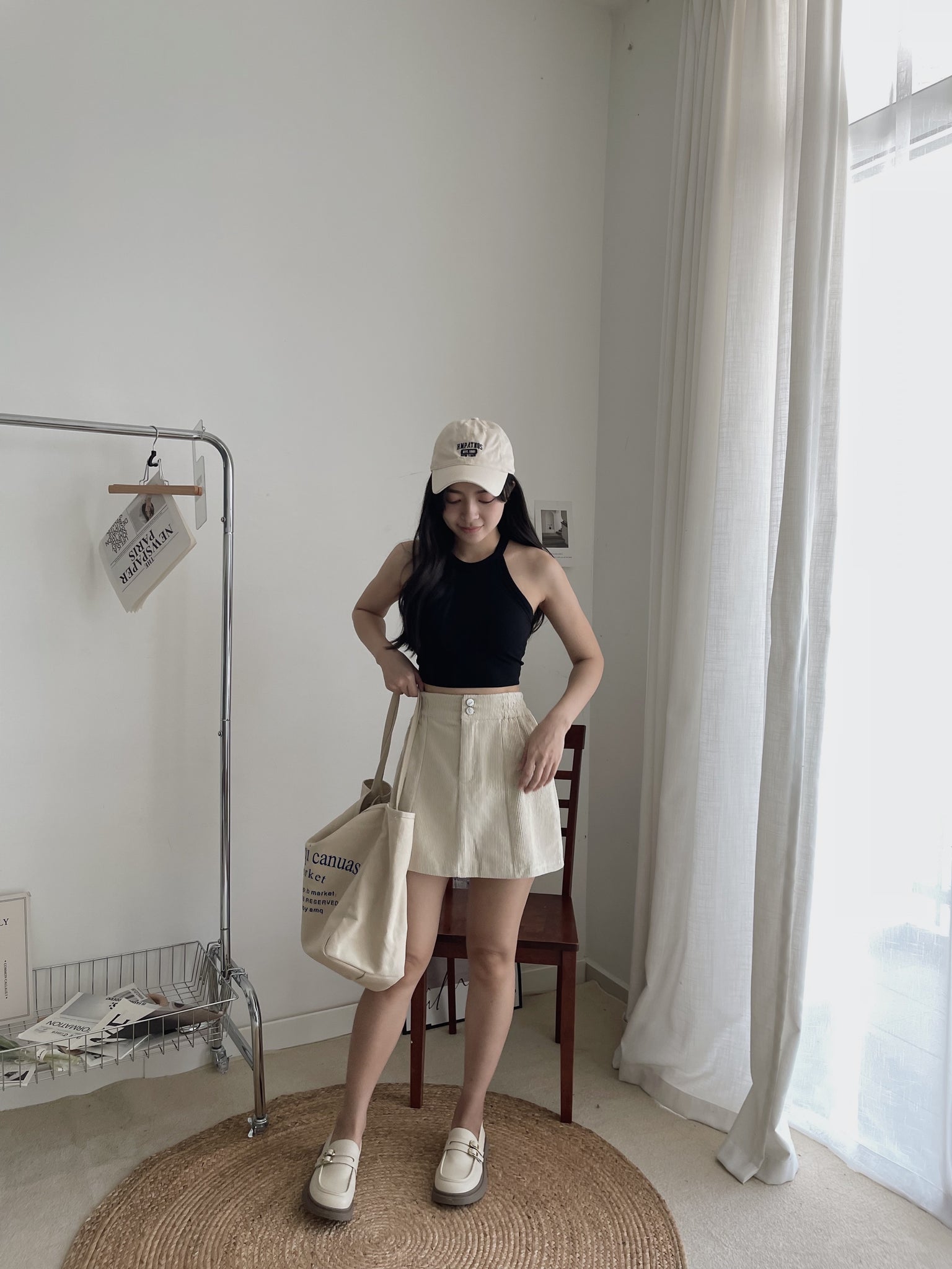 Joelle Suede Skirt / 灯芯绒A字裙子