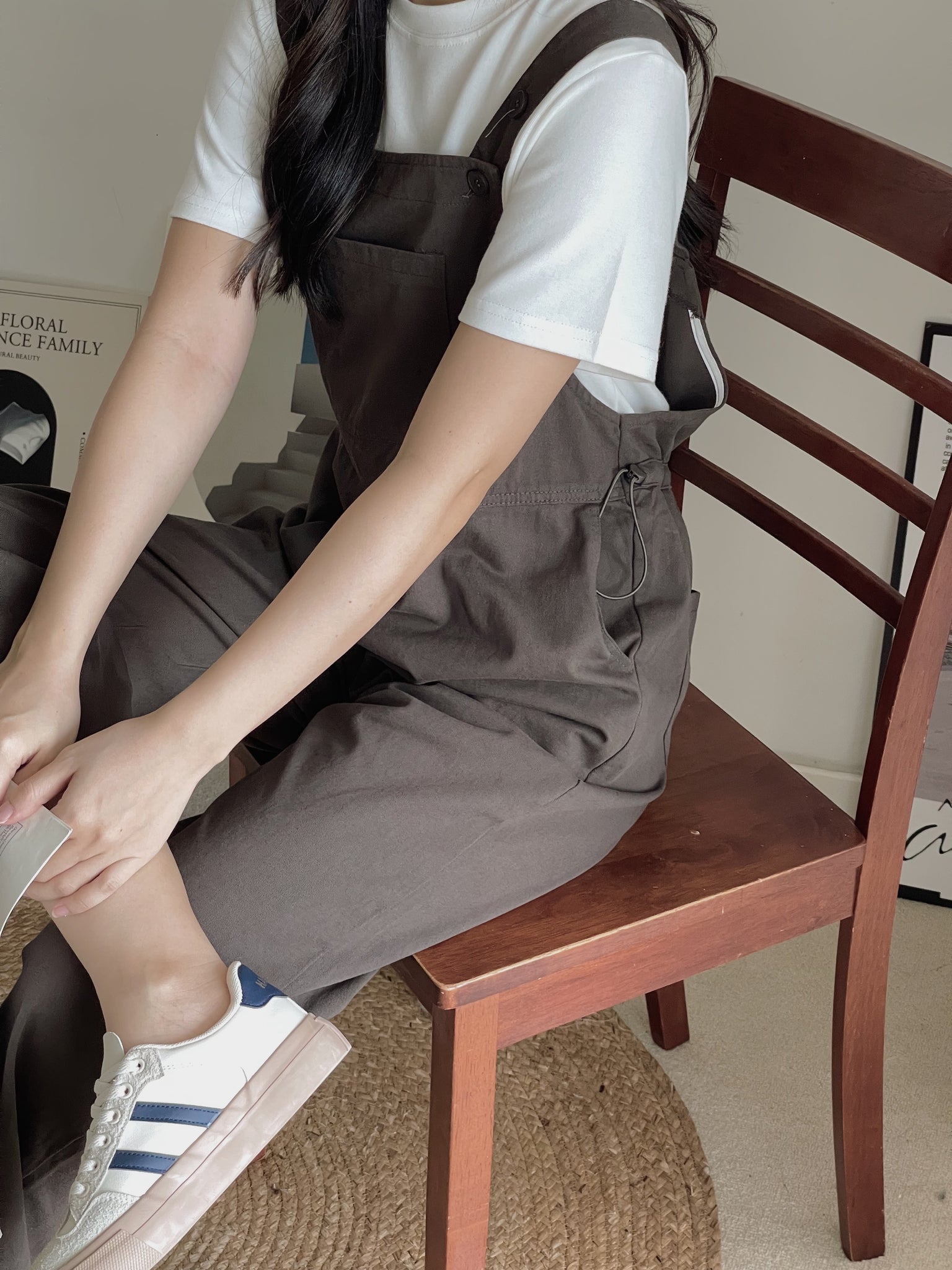 Katz Washed Cotton Overall / 洗水棉背带长裤