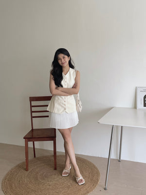 Plain Pleated Skirt / 简约百褶短裙