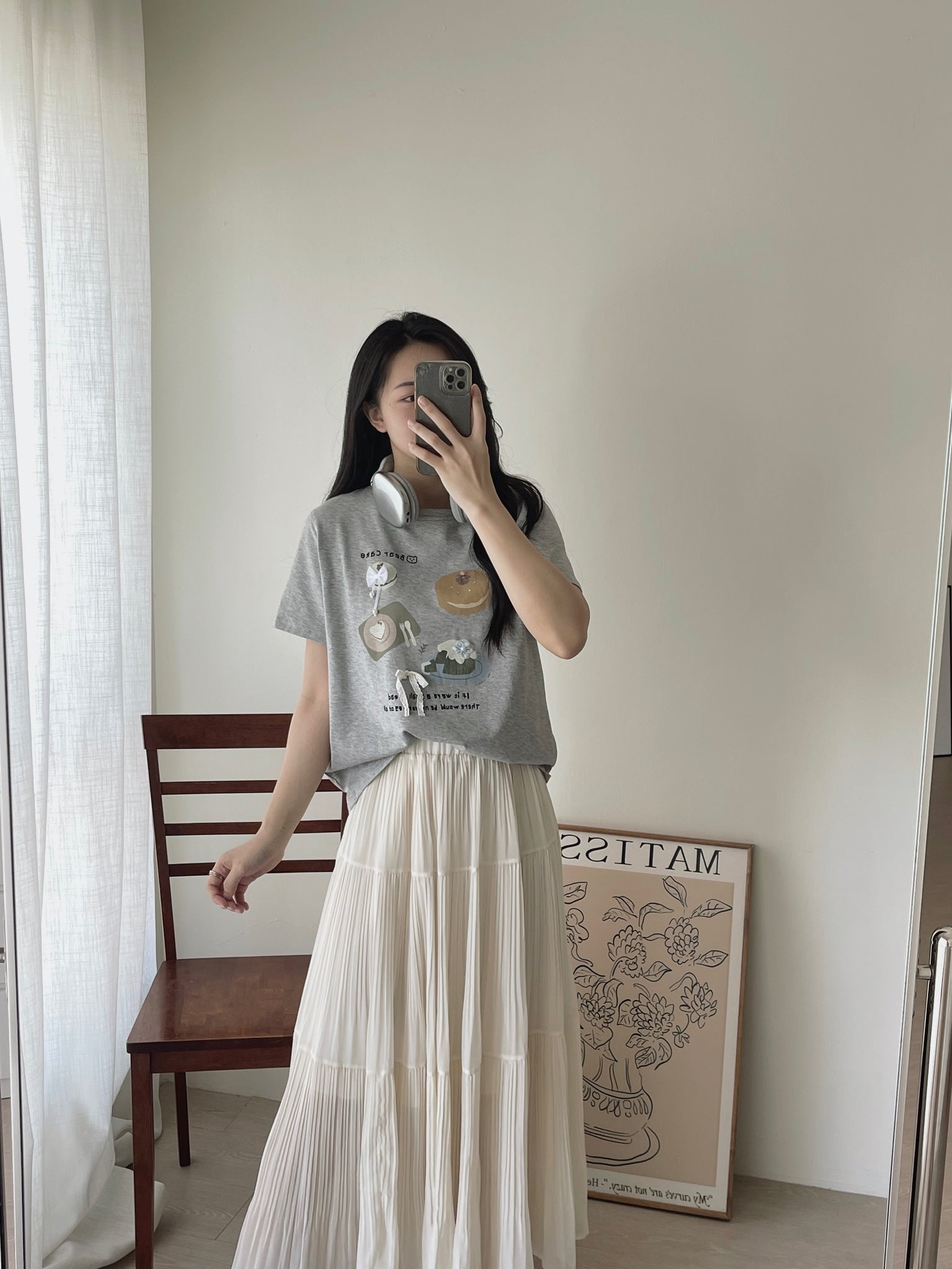 Afternoon Tea Top / 下午茶立体装饰T恤