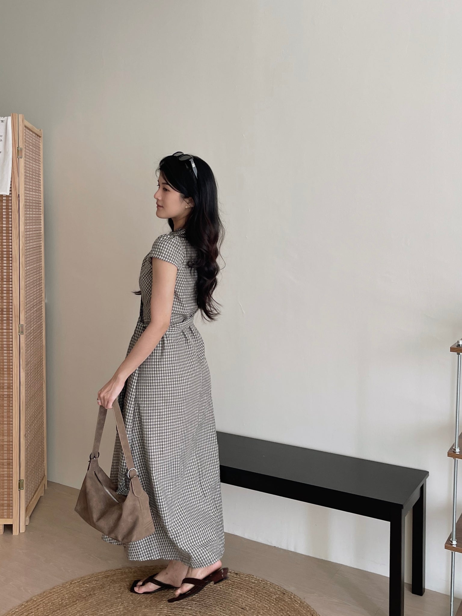 Azalea Wrap Dress / 法式V领收腰气质连身裙