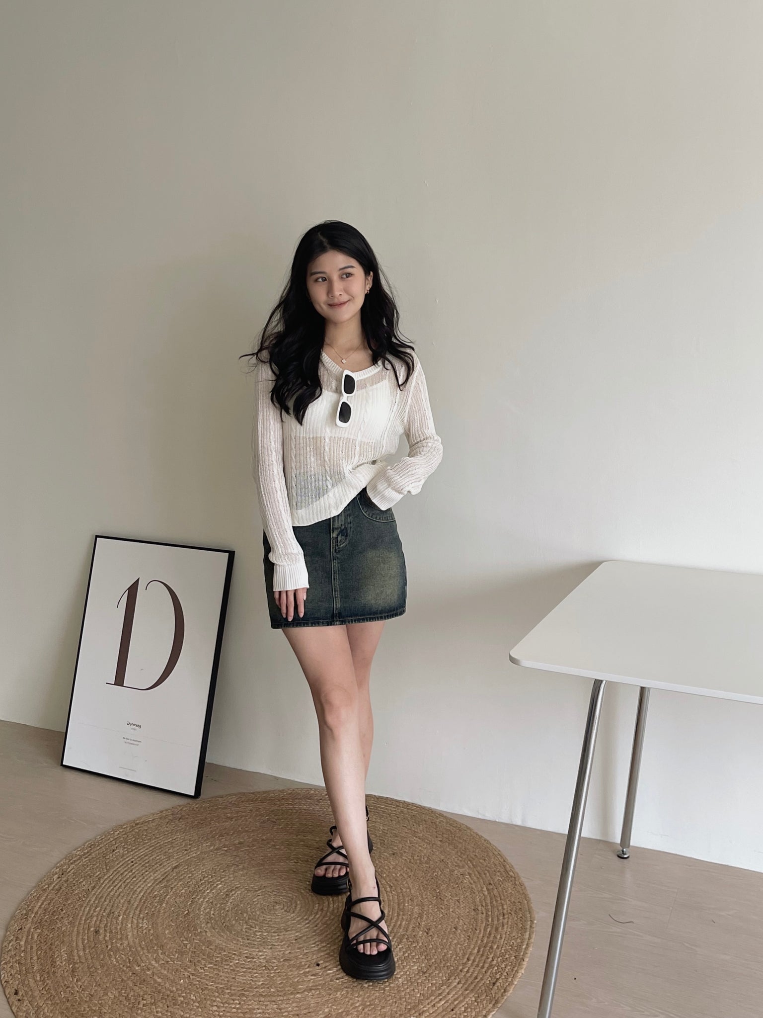 Vintage Mini Skirt / 简约复古迷你裙