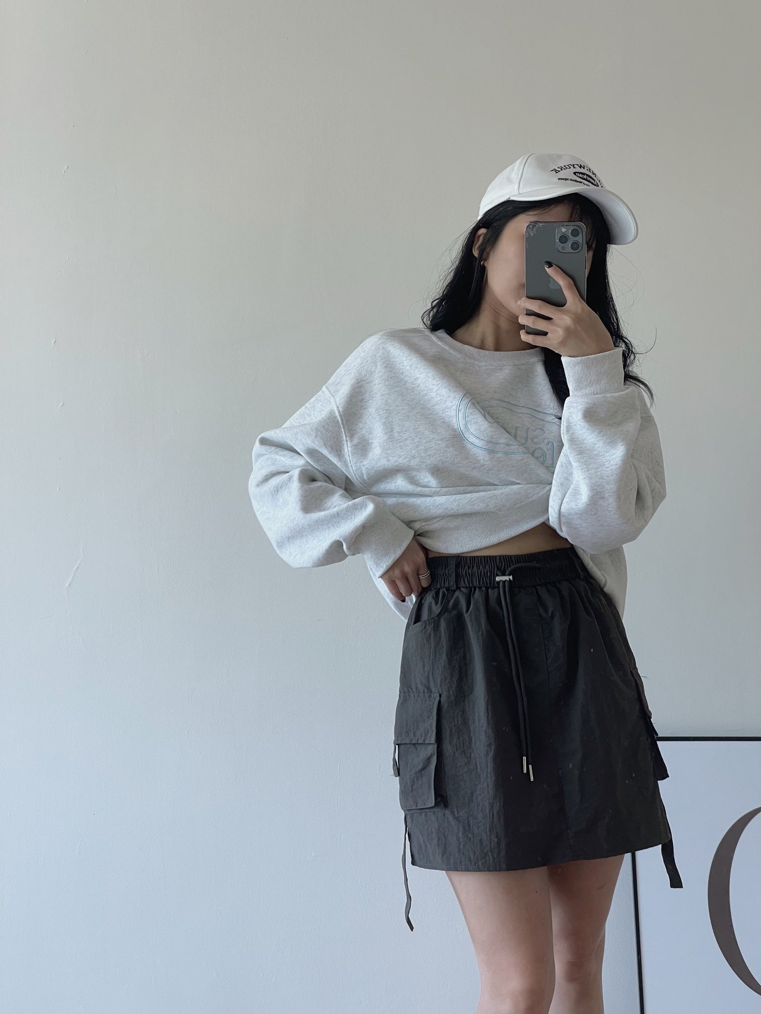 Cargo Short Skirts / 美式工装A字短裙