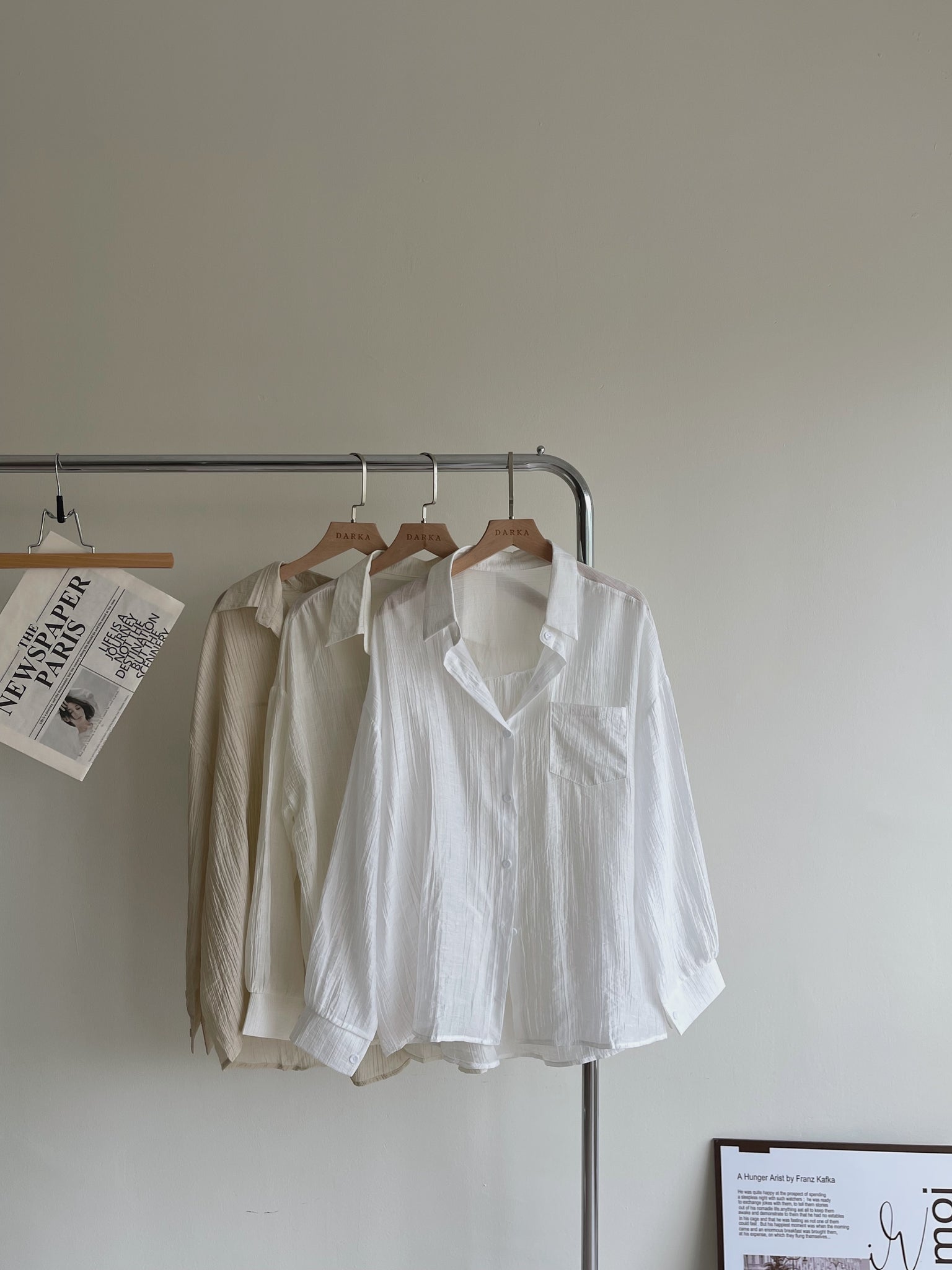 Ootd Sheer Shirt / 肌理感防晒薄衬衫