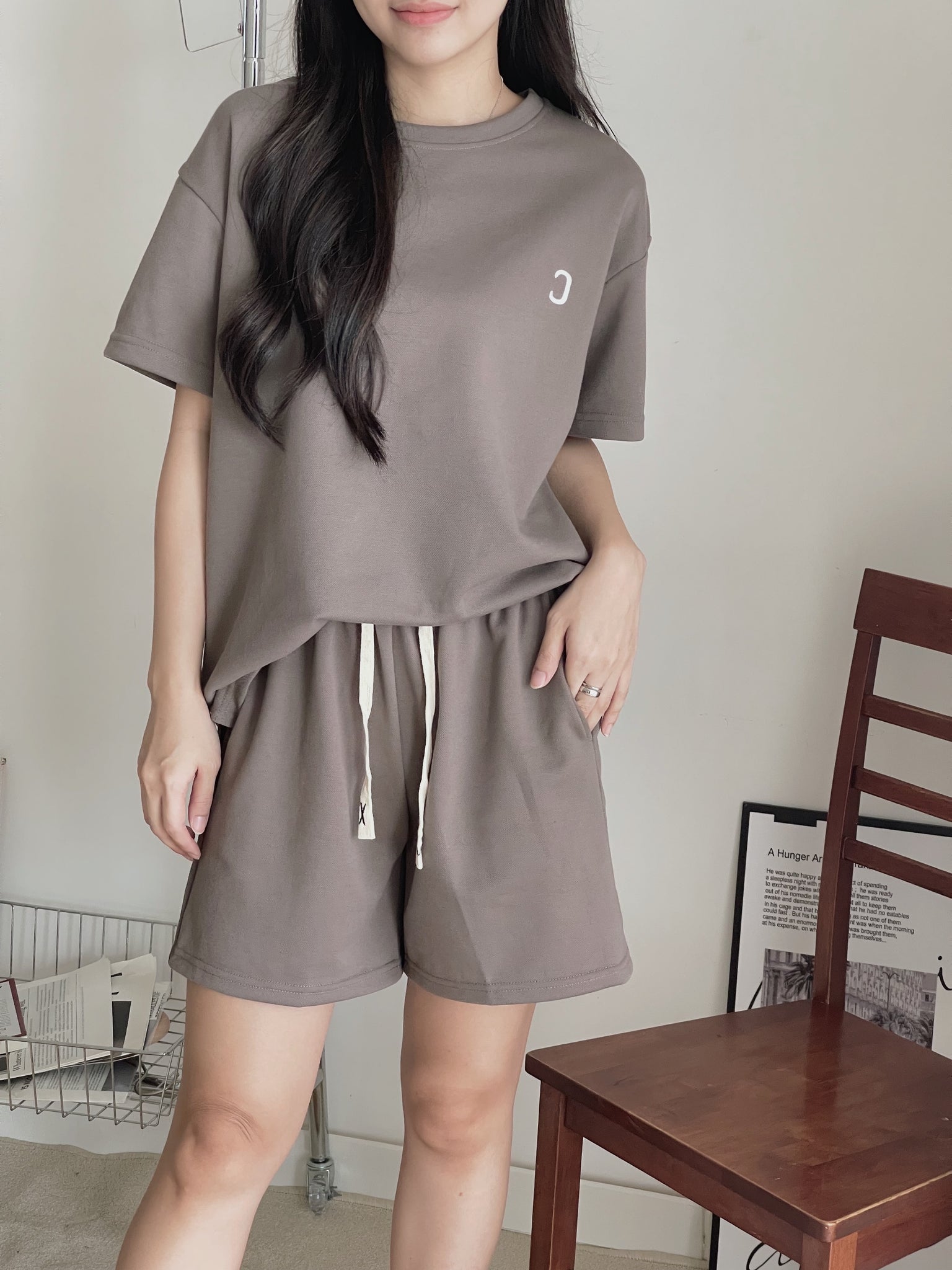 Morandi Casual Set / 莫兰蒂小刺绣休闲套装
