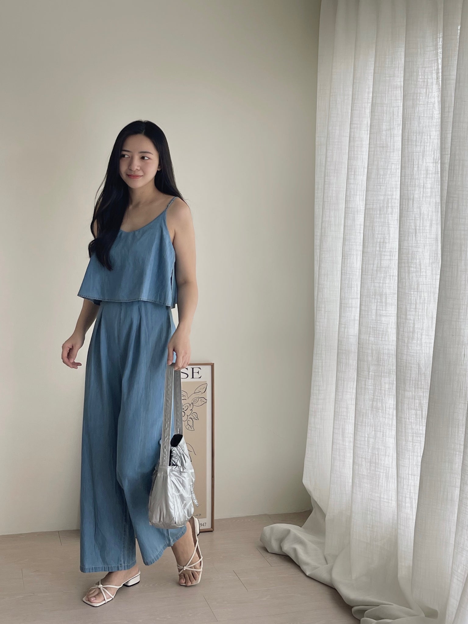 Arena Soft Denim Jumpsuit / 天丝软牛仔连体裤
