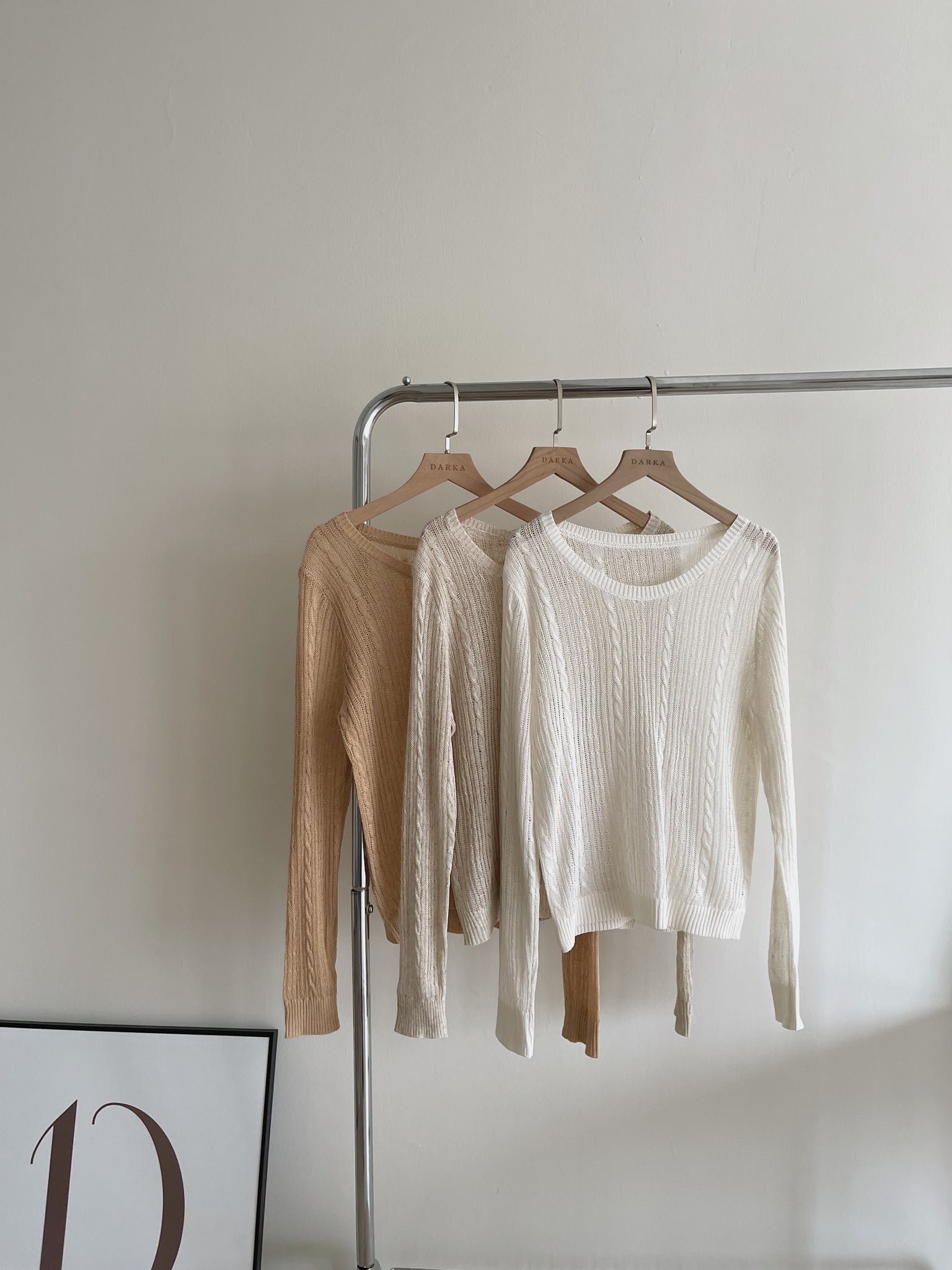 Hole Knit Sweater / 镂空针织长袖衫