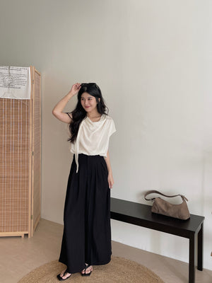 High Rise Relaxed Pants / 松弛感高腰小个子阔腿拖地裤