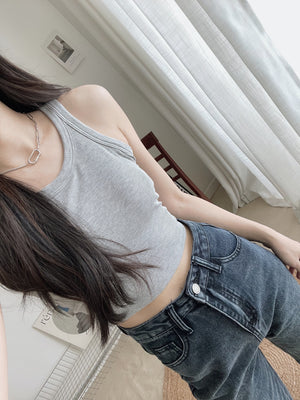 Comfy Padded Tank Top / 舒适一体式胸垫背心