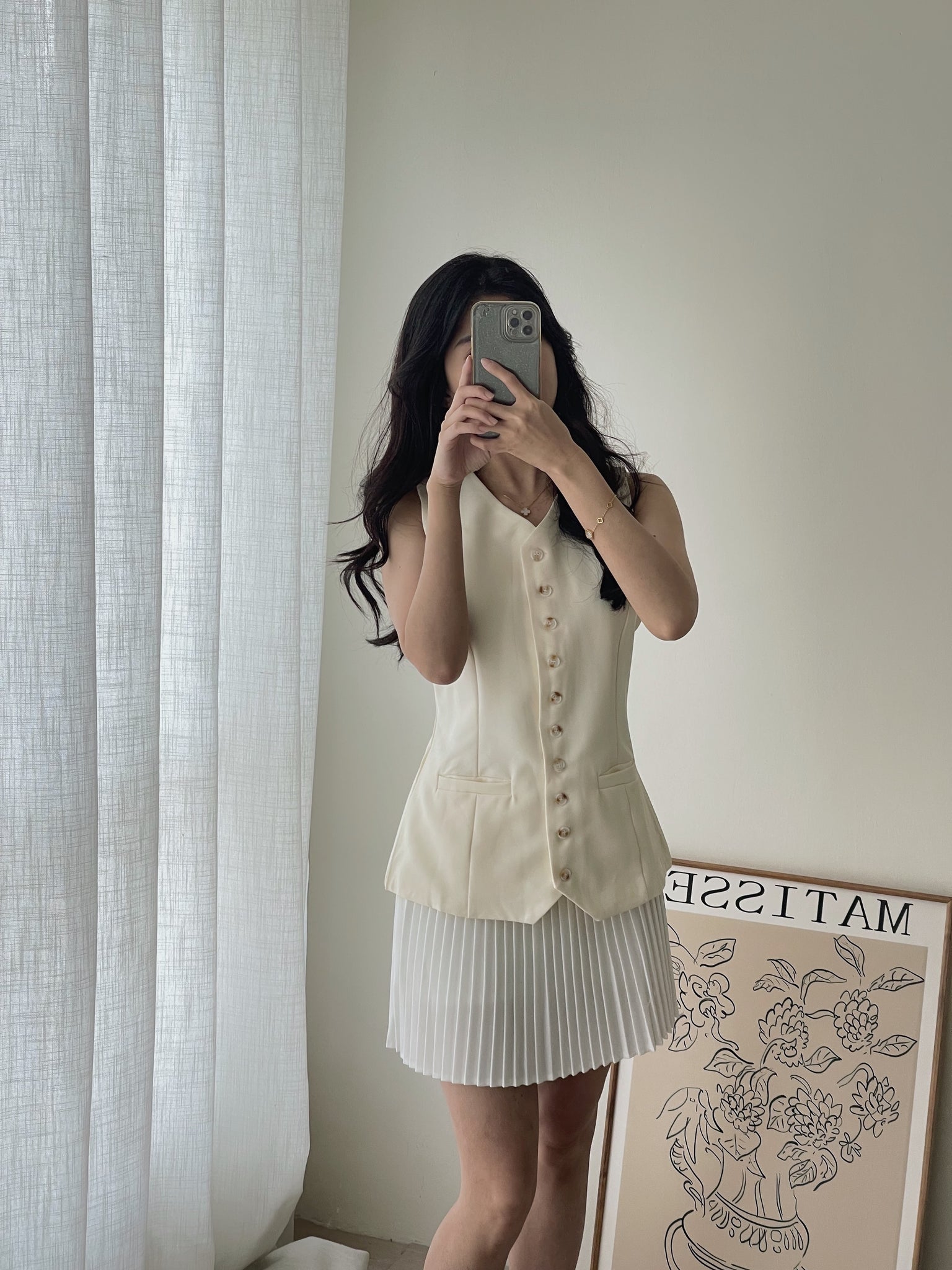 Plain Pleated Skirt / 简约百褶短裙