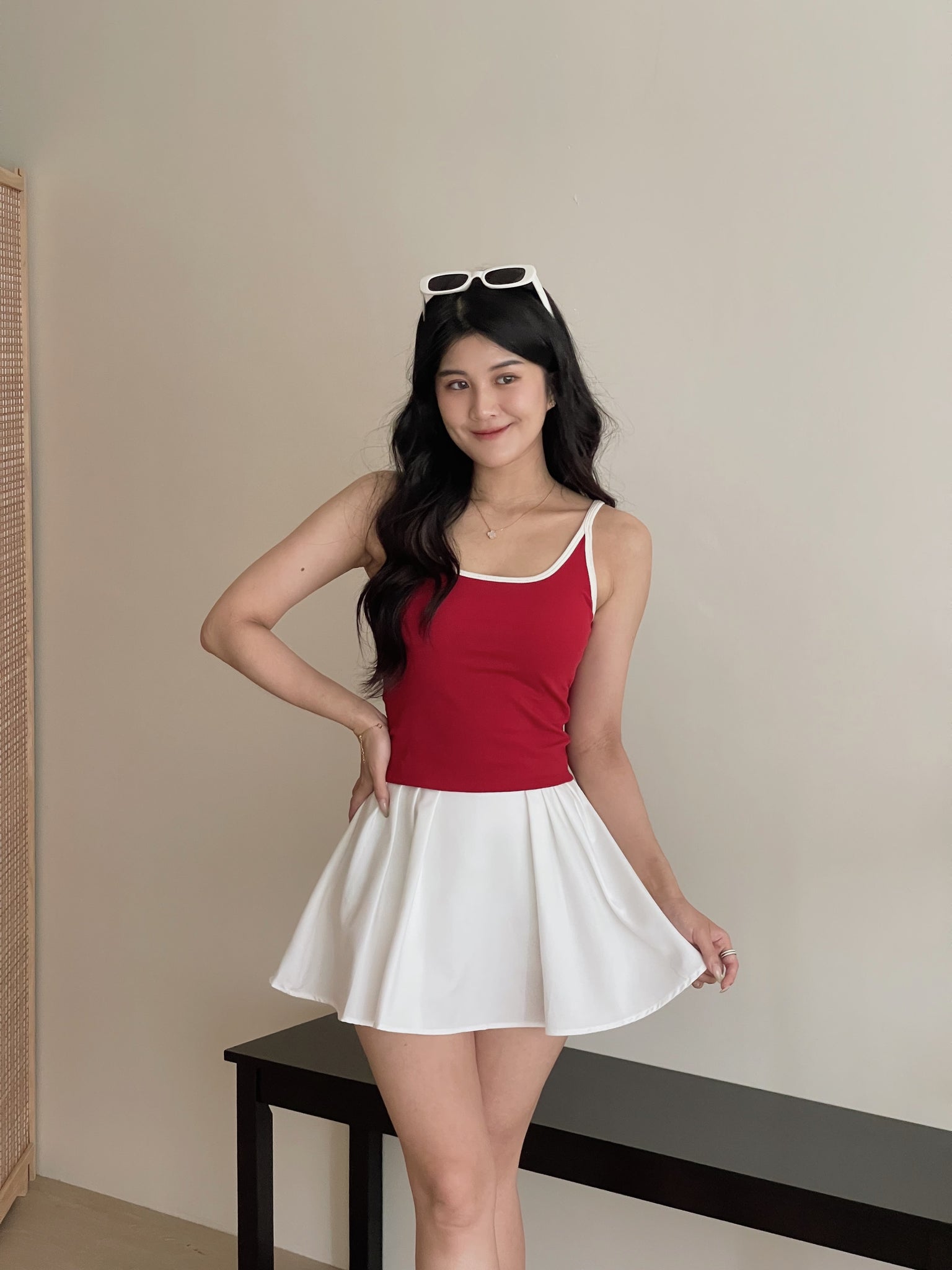 Ellie Sculpted Skirt / 立体蓬蓬打褶短裙