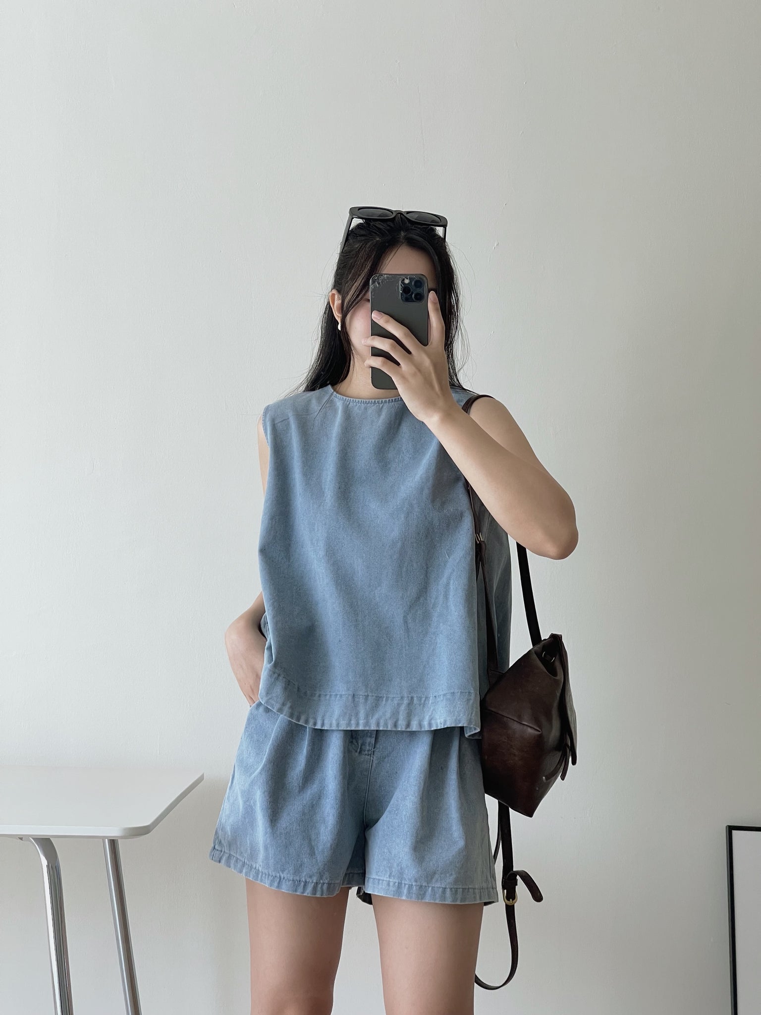 Casual Denim Set / 休闲宽松牛仔套装