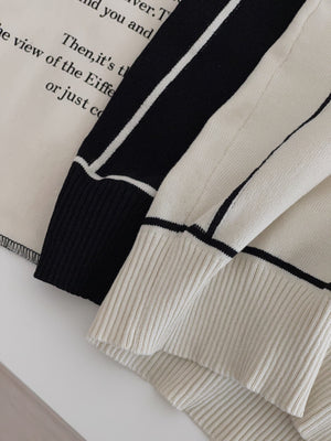 Vneck Sleeveless Knit Top / 显瘦尖领针织无袖上衣