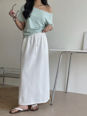 Comfortable Sporty Midi Skirt / 简约舒适半身卫裙