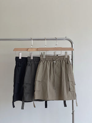 Cargo Short Skirts / 美式工装A字短裙