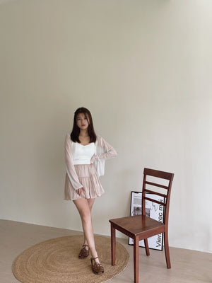 Lace Padded Singlet / 蕾丝透气孔胸垫吊带