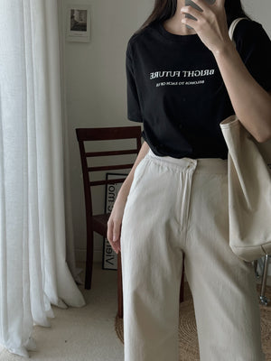 Simple Letters Tee / 简约字母T恤