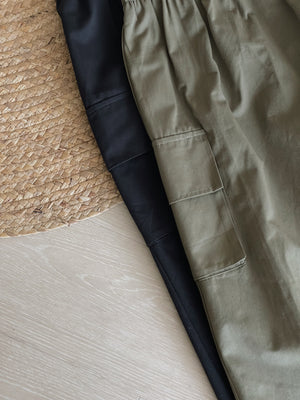 Pockets Cargo Skirt / 甜酷直筒工装裙